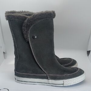 Converse All-stars Beverly Fur-lined Suede  Boots Womens US‎ Size 6